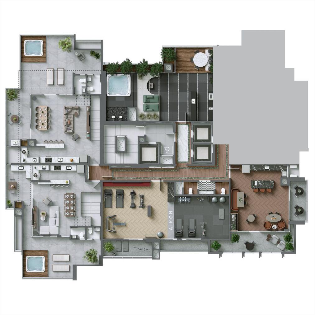 Planta Lazer Rooftop